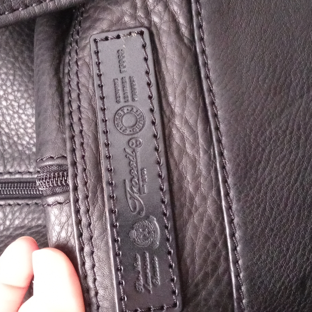 Fossil Black Backpack - image 7